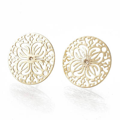 Brass Ear Studs