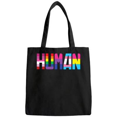 Human Lgbt Flag Gay Pride Month Rainbow Tote Bag