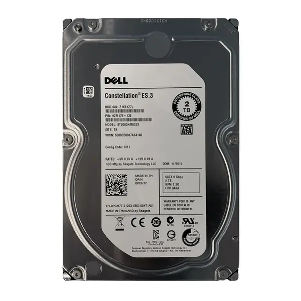 9ZM175-136 Seagate 2TB 6Gb/s SATA 7200 3.5-inch 128MB Hard Drive