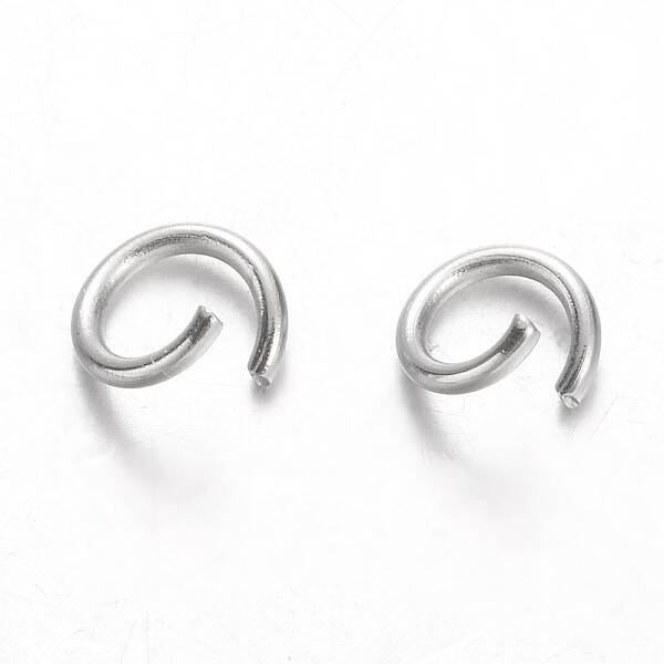 Tarnish Resistant 304 Stainless Steel Open Jump Rings