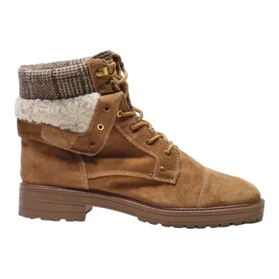 TOMMY HILFIGER Lace-Up Boots Beige Leather Mens UK 8