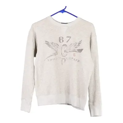 Age 13-14 Ralph Lauren Sweatshirt - XL Grey Cotton Blend