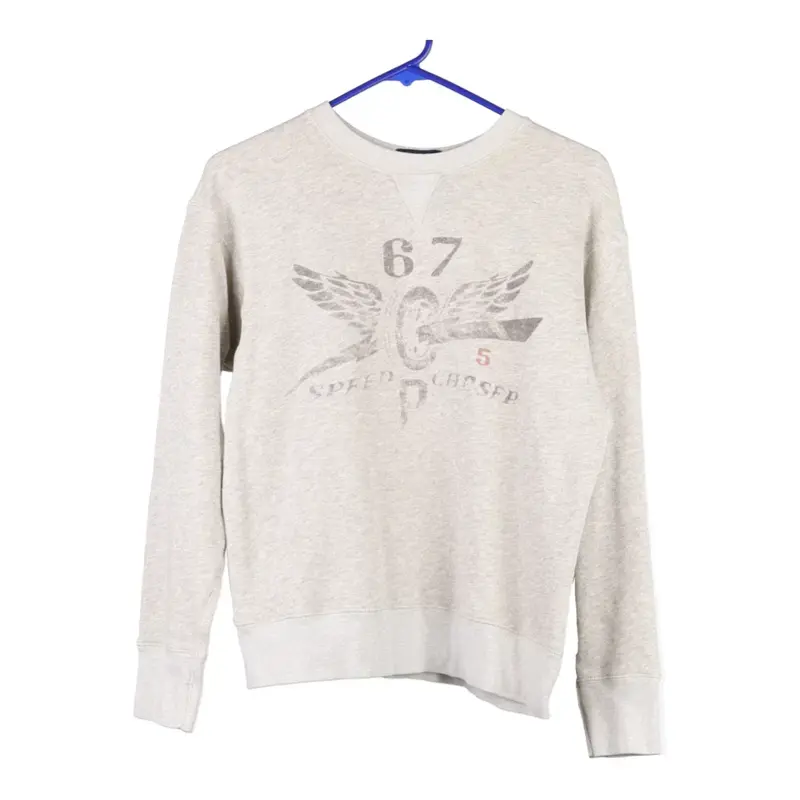 Age 13-14 Ralph Lauren Sweatshirt - XL Grey Cotton Blend