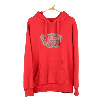 Wild'n Out Starter Hoodie - Medium Red Cotton Blend