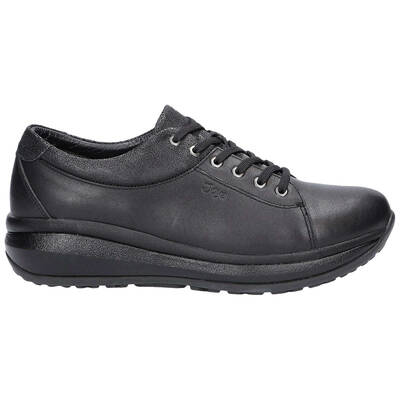Joya Athena Leather Women's Lace Up Shoes - Black - Size:US 8.5 Women