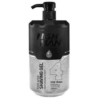 Shaving gel Nishman 4 Fresh Active Easy Shave 1000ml