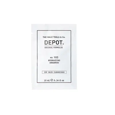 Depot, 100 Hair Cleanser No. 103, Pro-Vitamin B5, Hair Shampoo, For Hydration, 10 ml