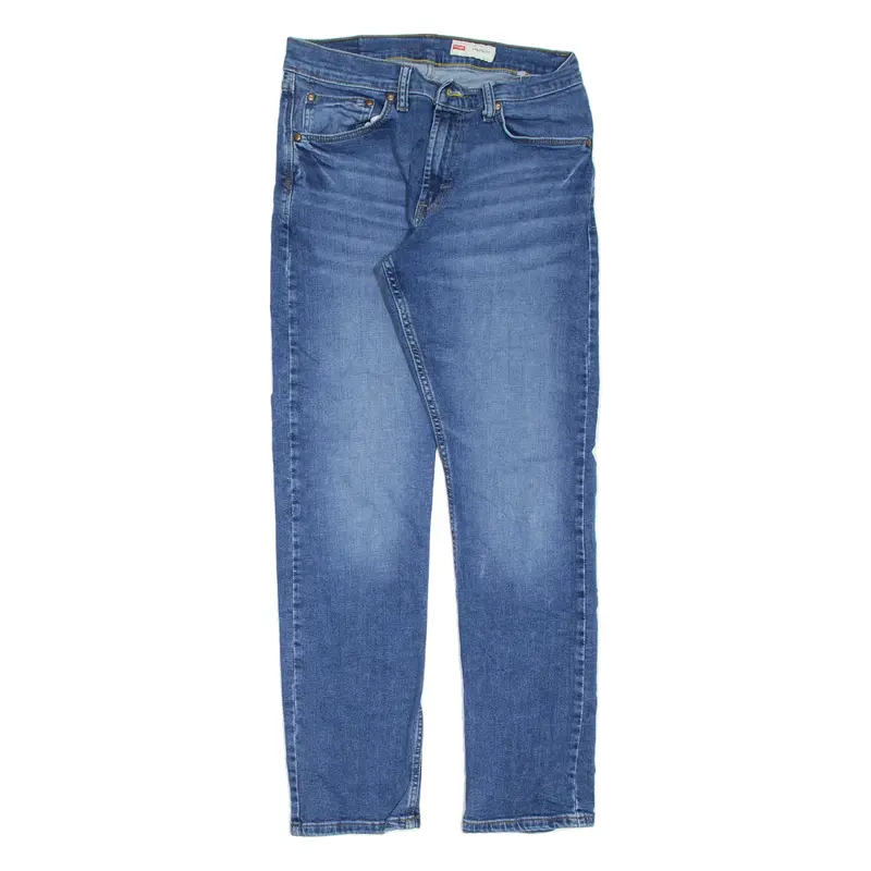 WRANGLER Athletic Fit Mens Jeans Blue Regular Tapered Stone Wash W30 L30