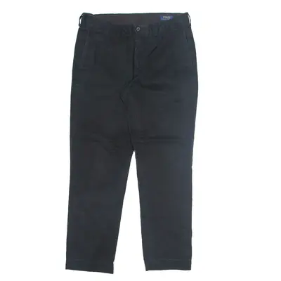 POLO RALPH LAUREN Trousers Black Regular Straight Mens W34 L20