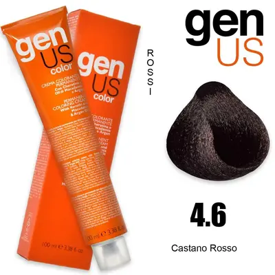 Crema Colorante Permanente Genus 100 Ml 4.6