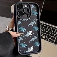 Shark Comfortable to Hold, Durable And Stylish, High Quality Protective Phone Case, Suitable for Iphone 16/15/14/13/12/11/X/7...