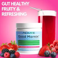 AD LIFE Good Mornin' Gut Detox & Digestion Support Powder with Apple Cider Vinegar L-Glutamine & Aloe Vera for Fast Acting Bl...