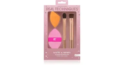 Real Techniques Matte&Merry Ultimated 4-Piece Brush Set