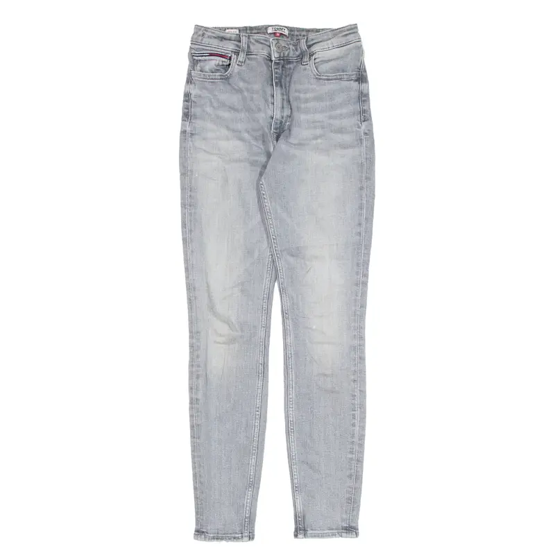 TOMMY HILFIGER Santana Jeans Grey Denim Slim Skinny Womens W24 L27