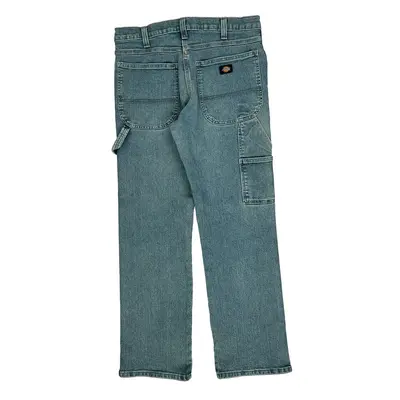 Relaxed Fit Dickies Carpenter Jeans - 32W 29L Light Wash Cotton Blend