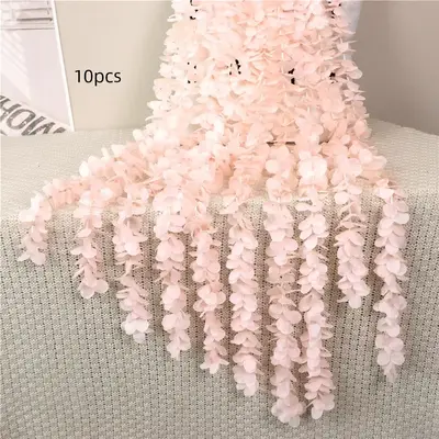 Home Decoration Artificial Flower String (10pcs), Simulated Floral Decoration, DIY Decoration Supplies For Home Party Wedding...