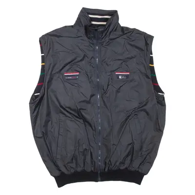GREEN COAST Mens Gilet Blue XL