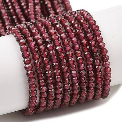Natural Garnet Beads Strands