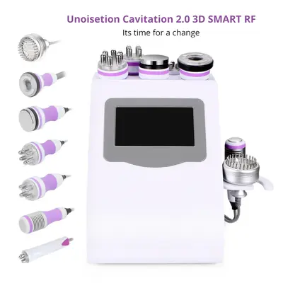 UNOISETION 7 in 1 Ultrasonic Cavitation 40K RF Body Shaping Skin Care Beauty Machine for Spa Salon Studio Home Use | MS-76D1M...