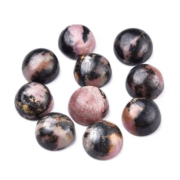 Natural Rhodonite Cabochons