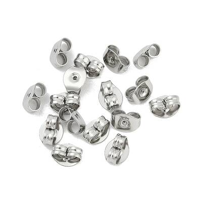 316 Surgical Stainless Steel Ear Nuts