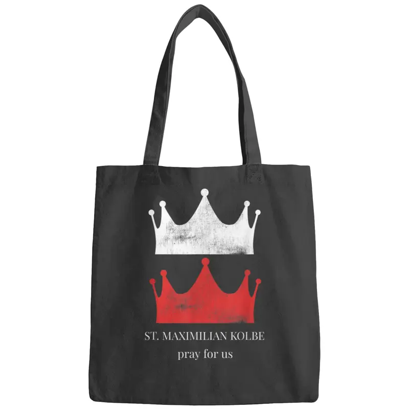 St. Maximilian Kolbe Vision Two Crowns Pure Martyr Bags