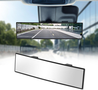 Car Rear View Mirrors, 12.6 Inch Clip-On Wide-Angle Convex Design, Anti Glare Mirrors Reduces Blind Spots for Cars, SUVs, and...
