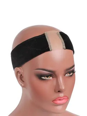Wig Grip Band, Non Slip Velvet Fix Wig Grip, Neutral Grip Headbands for Women Comfort Elastic Wig Grip Cap for Lace Wigs