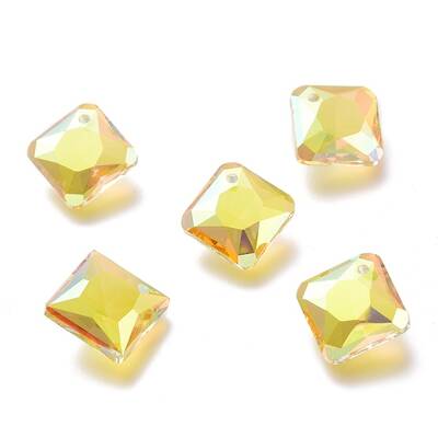 Glass Rhinestone Pendants