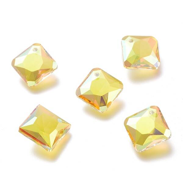 Glass Rhinestone Pendants