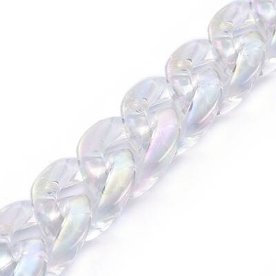 Handmade Transparent Acrylic Curb Chains