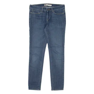 LEVI'S Modern Rise Womens Jeans Blue Slim Skinny W28 L29