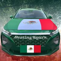 Mexico Car Hood Flag 4*5ft,Car Window Flag(selectively purchase),La Bandera de Mexico,Car Bonnet, Parade,Mexico's Independenc...