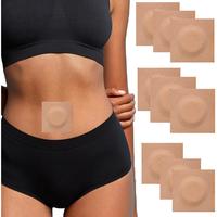 50pcs Disposable Castor Oil Pack Wrap Belly Button(Oil Not Included),Self-Adhesive Highly Absorbent Castor Oil Wrap Organic C...