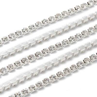 Brass Rhinestone Strass Chains