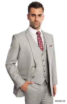 Formal  Tazio Men's 3 Piece Slim Fit Executive Business Suit Classy Formal Look