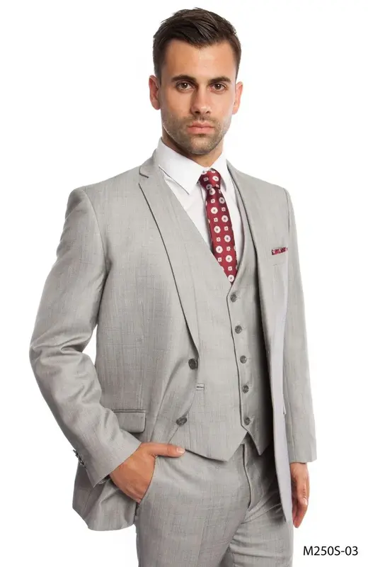 Formal  Tazio Men's 3 Piece Slim Fit Executive Business Suit Classy Formal Look