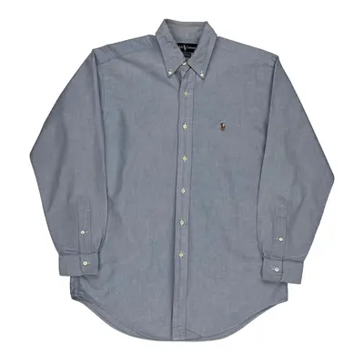 Ralph Lauren Shirt - Medium Blue Cotton | Size: medium