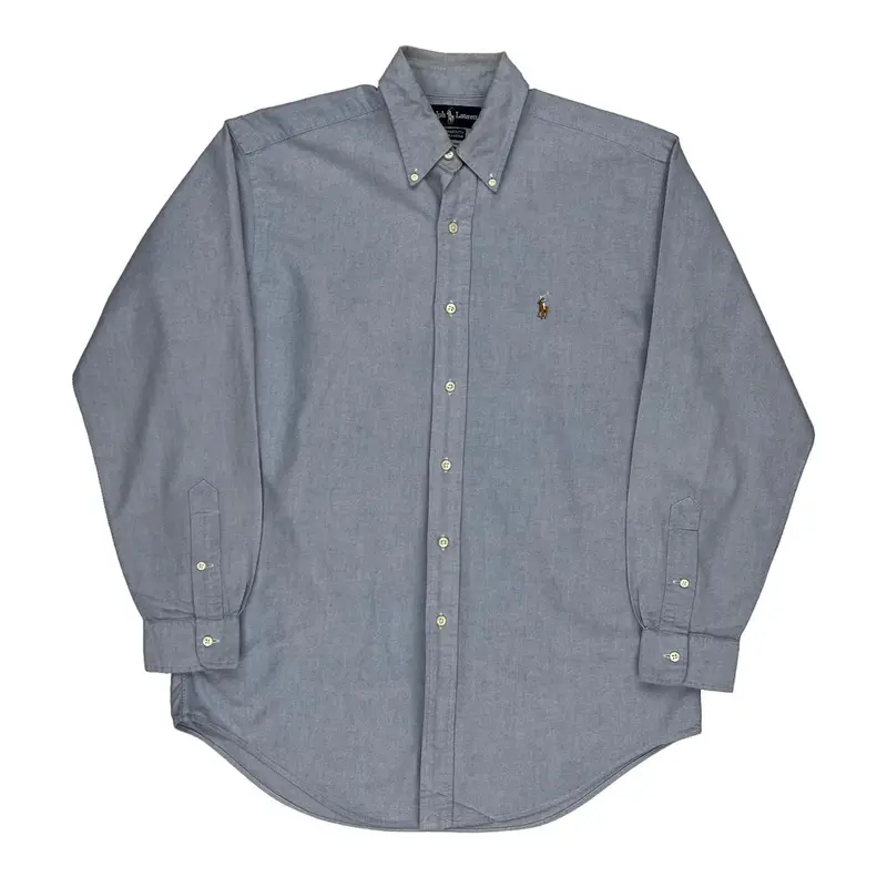 Ralph Lauren Shirt - Medium Blue Cotton | Size: medium