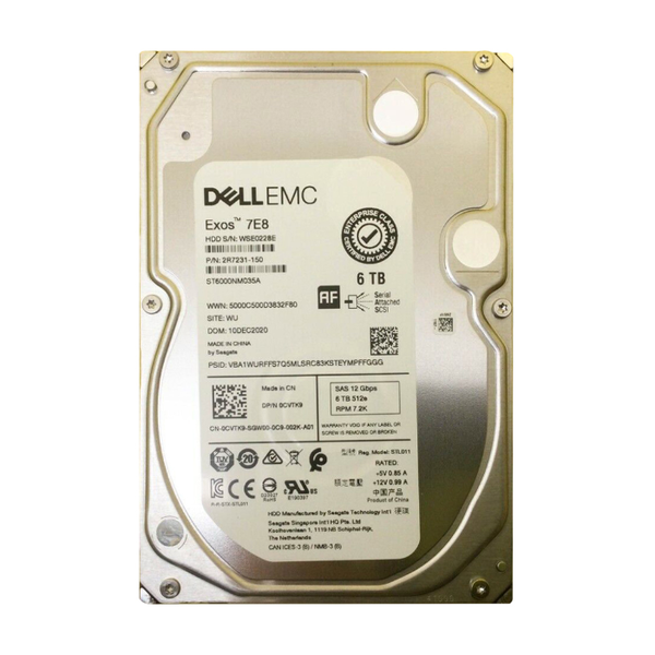 ST6000NM035A Seagate 6TB 12Gb/s SAS 7200 3.5-inch 256MB Hard Drive