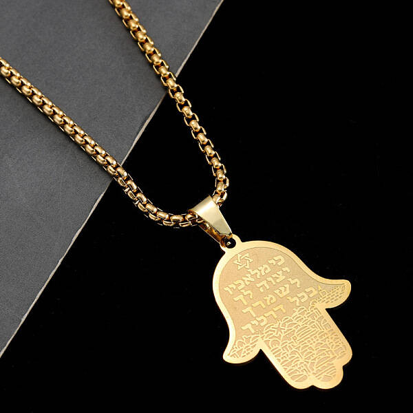 Hamsa Hand Pendant Necklaces