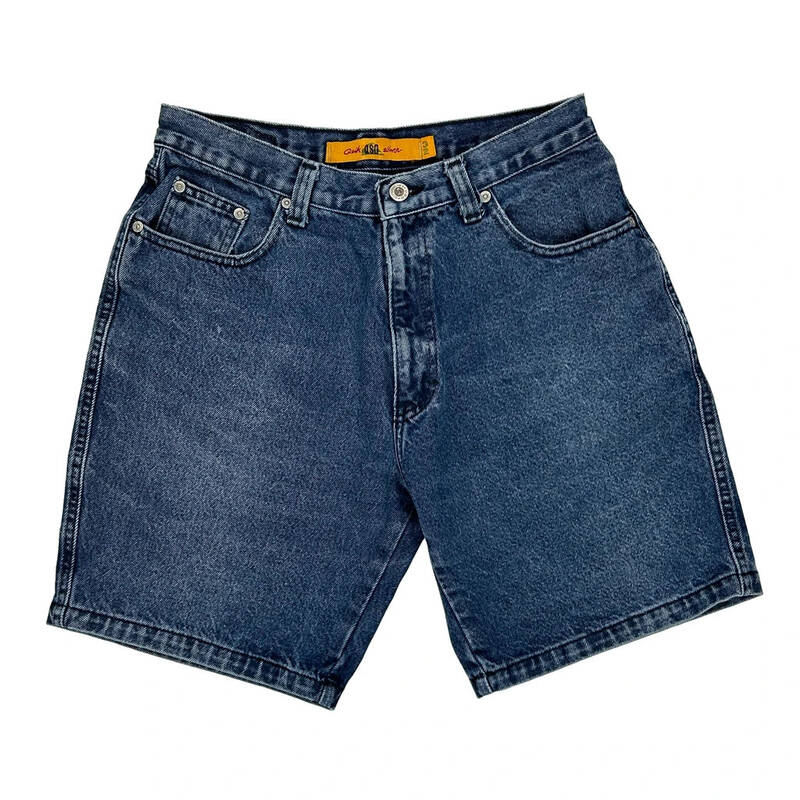 Quiksilver Denim Shorts - 29W 8L Dark Wash Cotton