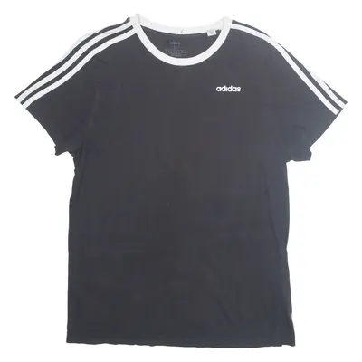 ADIDAS Womens T-Shirt Black M