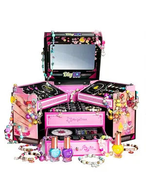 Crafts DIY Jewelry Making Kit & Nail Art Kit, DIY Jewelry Making Supplies for Bracelet Necklace Earrings, Best for Birthday G...