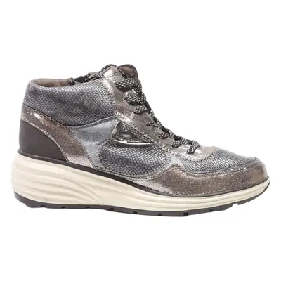 TAMARIS High Top Trainers Silver Synthetic Womens UK 5