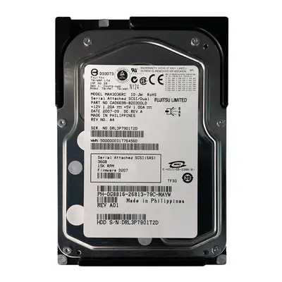 G8816-RFB Dell 36GB 15000RPM SAS 3Gb/s 3.5-Inch 8MB Cache Hard Drive