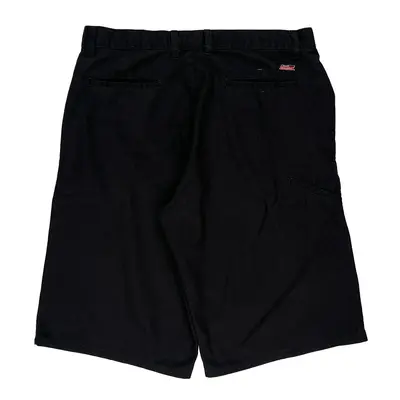 Durable Dickies Shorts - 34W 13L Black Cotton | Size: 34″ waist