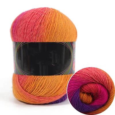 Gradient Color Cashmere Segment Dyed Yarn