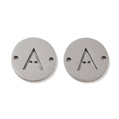 Non-Tarnish 201 Stainless Steel Hollow Flat Round Links