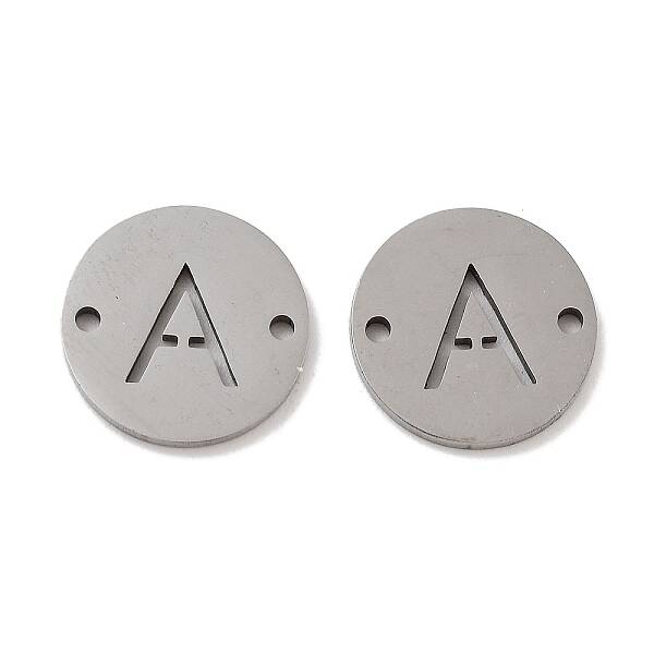 Non-Tarnish 201 Stainless Steel Hollow Flat Round Links
